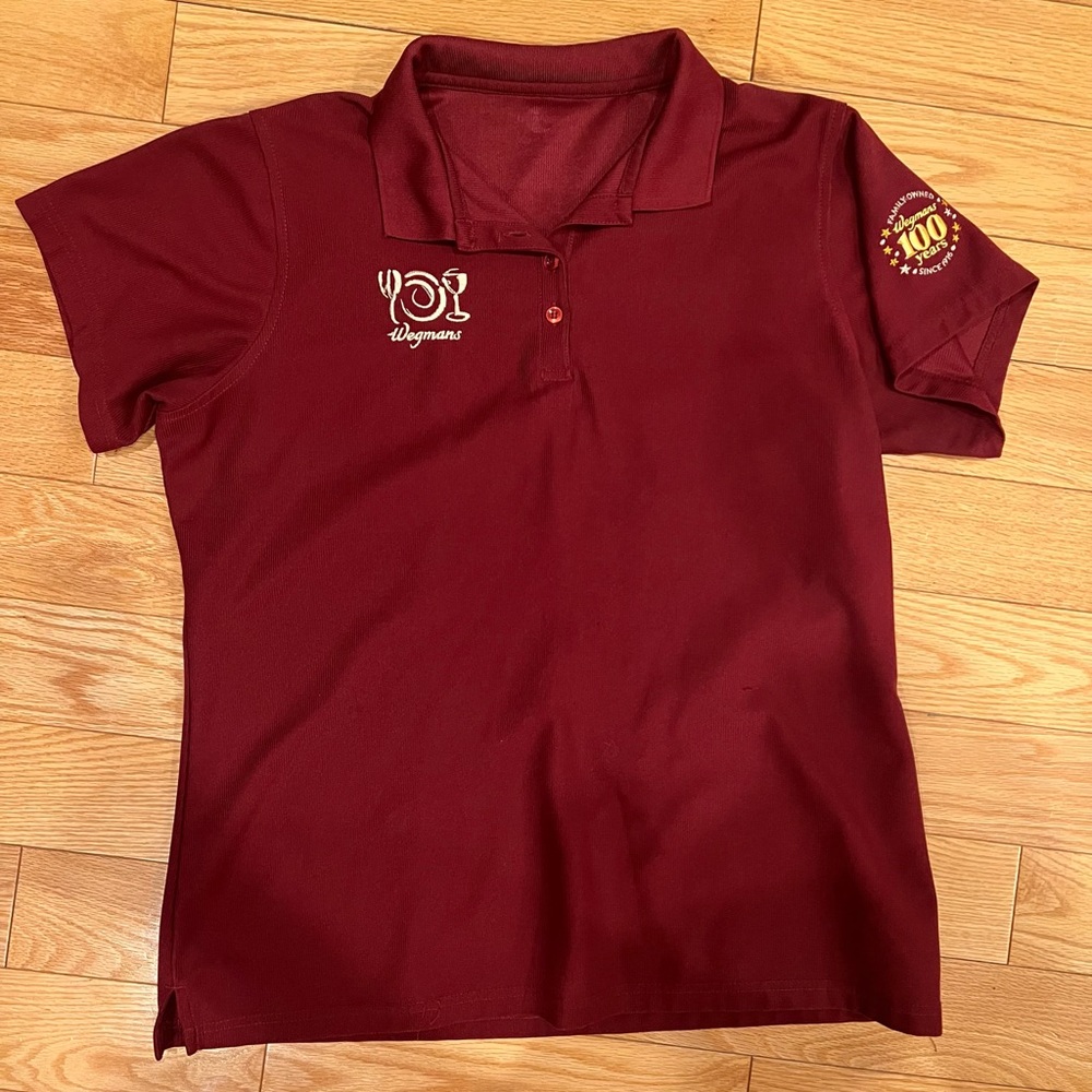4 x WEGMANS uniform polos (size large) - 3 with 100 year logo